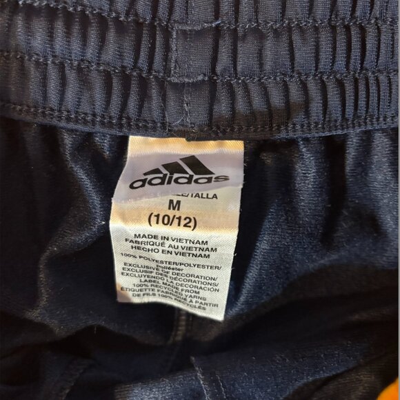 Adidas Boys' Iconic Tricot Jogger Track Pants - SZ Medium 10/12 BOYS - Picture 3 of 4